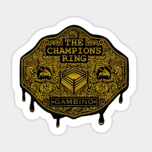 The Champion's Ring Sticker